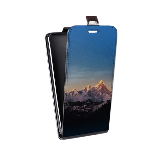 Дизайнерский вертикальный чехол-книжка для Alcatel One Touch Idol X горы