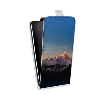 Дизайнерский вертикальный чехол-книжка для Huawei Honor 6C Pro горы (на заказ)