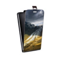 Дизайнерский вертикальный чехол-книжка для HTC One A9S горы