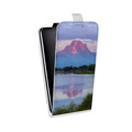 Дизайнерский вертикальный чехол-книжка для Huawei Honor 7C Pro озеро