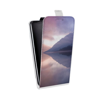 Дизайнерский вертикальный чехол-книжка для Samsung Galaxy J1 mini Prime (2016) озеро (на заказ)