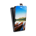 Дизайнерский вертикальный чехол-книжка для Xiaomi Mi8 SE озеро