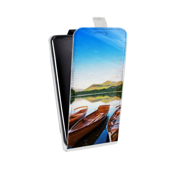 Дизайнерский вертикальный чехол-книжка для Huawei Honor Play озеро (на заказ)