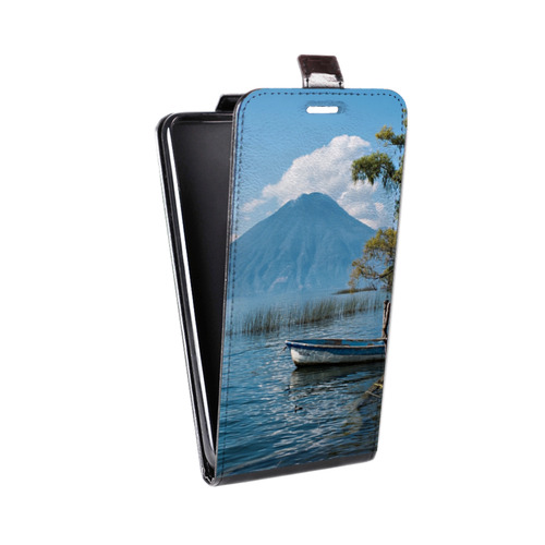 Дизайнерский вертикальный чехол-книжка для LG Optimus G2 mini озеро