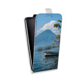 Дизайнерский вертикальный чехол-книжка для OPPO Reno 10x Zoom озеро