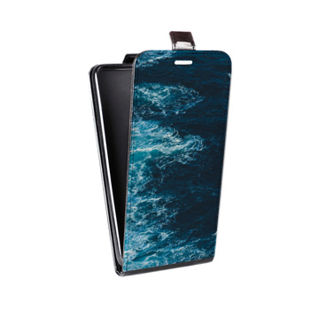 Дизайнерский вертикальный чехол-книжка для Samsung Galaxy S8 Plus волны (на заказ)