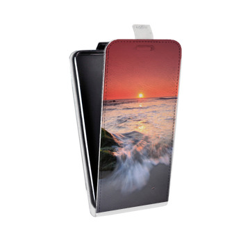 Дизайнерский вертикальный чехол-книжка для Huawei P40 Lite E волны (на заказ)