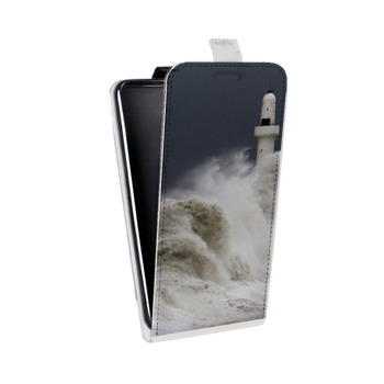 Дизайнерский вертикальный чехол-книжка для Asus ZenFone 3 Zoom волны (на заказ)