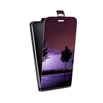 Дизайнерский вертикальный чехол-книжка для Samsung Galaxy A5 молния (на заказ)