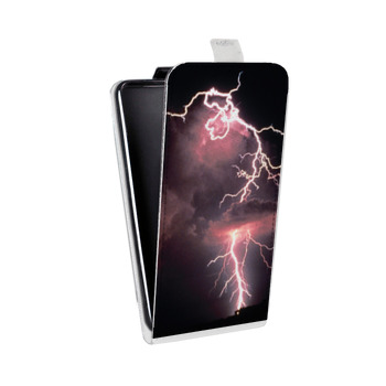 Дизайнерский вертикальный чехол-книжка для Realme 5 Pro молния (на заказ)