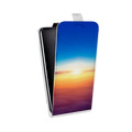 Дизайнерский вертикальный чехол-книжка для LG G7 Fit восход