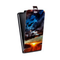 Дизайнерский вертикальный чехол-книжка для Iphone 11 Pro Max восход
