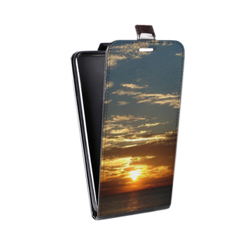 Дизайнерский вертикальный чехол-книжка для Samsung Galaxy A5 восход (на заказ)