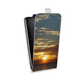 Дизайнерский вертикальный чехол-книжка для Huawei P10 Plus восход