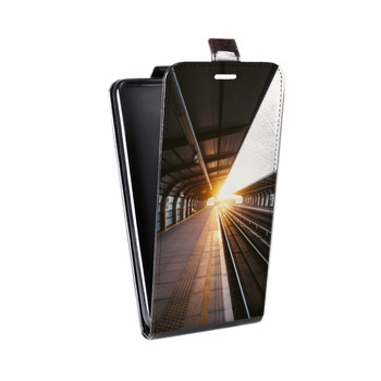 Дизайнерский вертикальный чехол-книжка для Iphone 7 восход (на заказ)