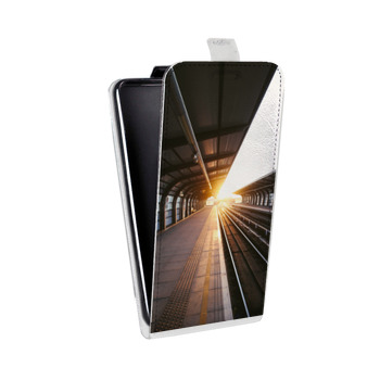 Дизайнерский вертикальный чехол-книжка для Huawei Honor 9X Lite восход (на заказ)