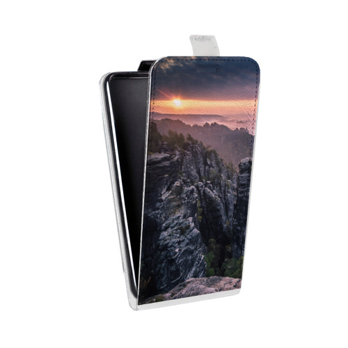 Дизайнерский вертикальный чехол-книжка для LG G3 (Dual-LTE) восход