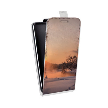 Дизайнерский вертикальный чехол-книжка для Samsung Galaxy J5 восход (на заказ)