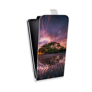Дизайнерский вертикальный чехол-книжка для Sony Xperia E4g восход (на заказ)