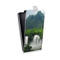 Дизайнерский вертикальный чехол-книжка для Samsung Galaxy A3 (2017) водопады