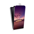 Дизайнерский вертикальный чехол-книжка для Samsung Galaxy A30 Закат