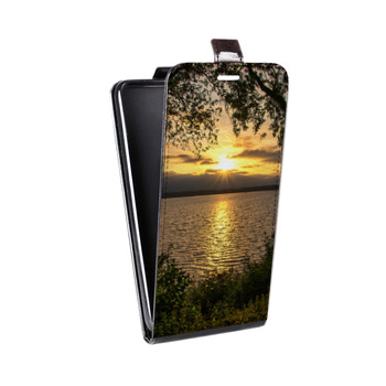 Дизайнерский вертикальный чехол-книжка для Nokia 5 Закат (на заказ)