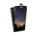 Дизайнерский вертикальный чехол-книжка для Samsung Galaxy Core Закат