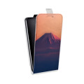 Дизайнерский вертикальный чехол-книжка для LG G7 Fit вулкан