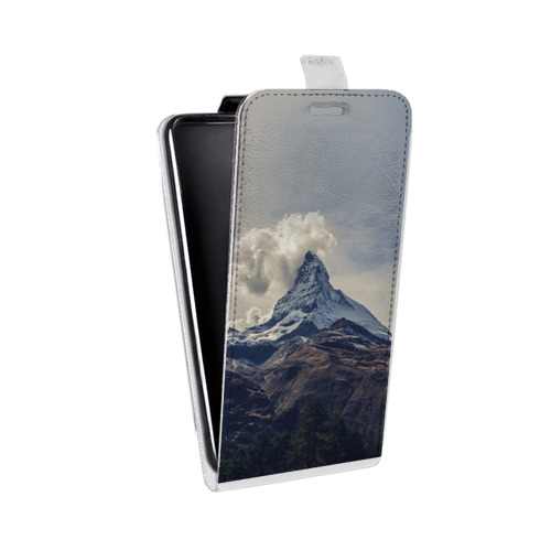 Дизайнерский вертикальный чехол-книжка для Microsoft Lumia 430 Dual SIM вулкан