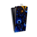 Дизайнерский вертикальный чехол-книжка для HTC Desire 600 Абстракции Фрактал
