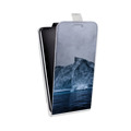 Дизайнерский вертикальный чехол-книжка для Samsung Galaxy Core айсберг