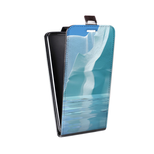 Дизайнерский вертикальный чехол-книжка для Huawei Honor 10i айсберг