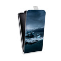 Дизайнерский вертикальный чехол-книжка для Huawei Honor 30S айсберг