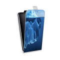 Дизайнерский вертикальный чехол-книжка для Microsoft Lumia 435 айсберг