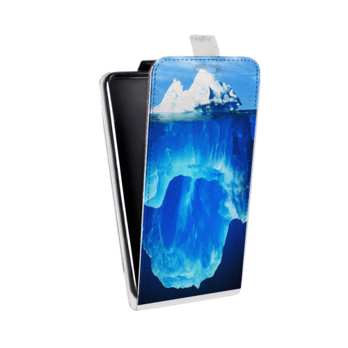 Дизайнерский вертикальный чехол-книжка для Huawei Honor 3x айсберг