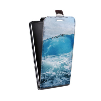 Дизайнерский вертикальный чехол-книжка для Huawei Honor 8s айсберг (на заказ)