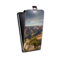 Дизайнерский вертикальный чехол-книжка для Huawei P40 каньоны