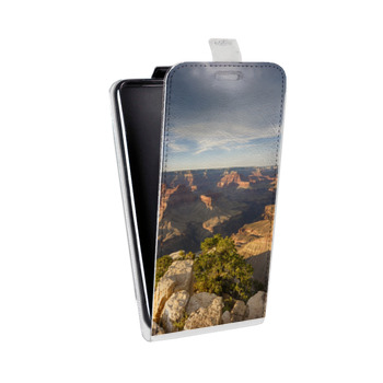 Дизайнерский вертикальный чехол-книжка для Sony Xperia XZ Premium каньоны (на заказ)