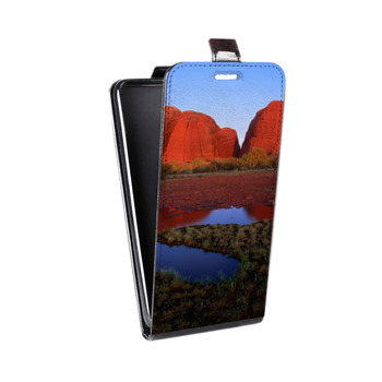 Дизайнерский вертикальный чехол-книжка для Samsung Galaxy A5 каньоны (на заказ)