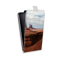 Дизайнерский вертикальный чехол-книжка для LG K10 каньоны