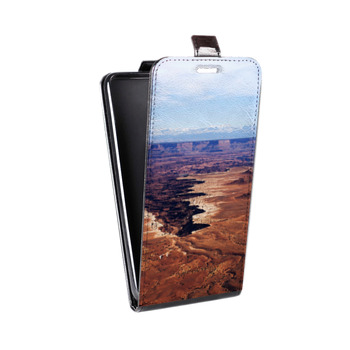 Дизайнерский вертикальный чехол-книжка для Iphone 7 каньоны (на заказ)