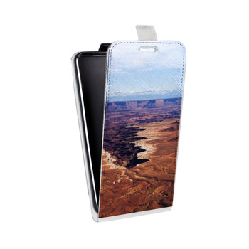 Дизайнерский вертикальный чехол-книжка для Samsung Galaxy Alpha каньоны (на заказ)