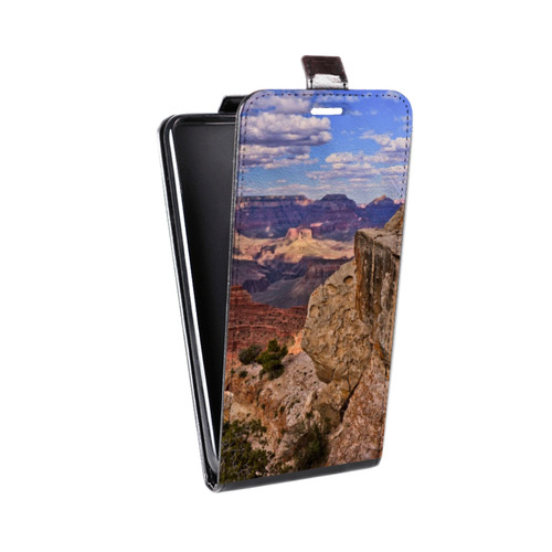 Дизайнерский вертикальный чехол-книжка для HTC U12 Life каньоны