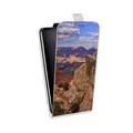 Дизайнерский вертикальный чехол-книжка для LG Google Nexus 4 каньоны