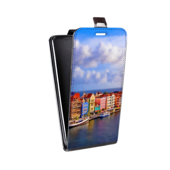 Дизайнерский вертикальный чехол-книжка для Alcatel One Touch Pop D5 венеция (на заказ)