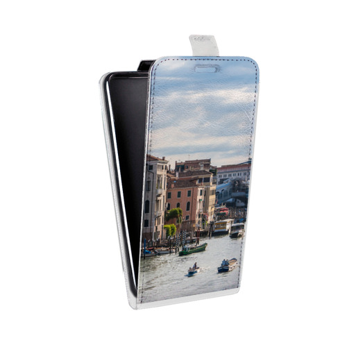 Дизайнерский вертикальный чехол-книжка для Iphone 11 Pro венеция