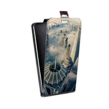 Дизайнерский вертикальный чехол-книжка для Huawei P9 Lite дубай (на заказ)