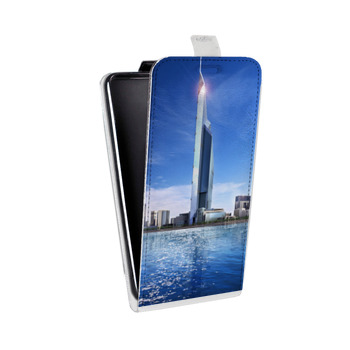 Дизайнерский вертикальный чехол-книжка для Huawei Honor 9X Lite дубай (на заказ)