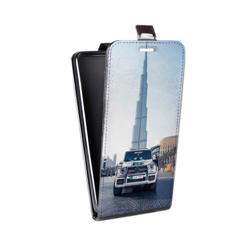 Дизайнерский вертикальный чехол-книжка для LG Optimus G2 mini дубаи