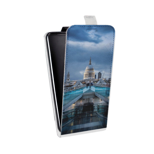 Дизайнерский вертикальный чехол-книжка для Samsung Galaxy Grand Лондон